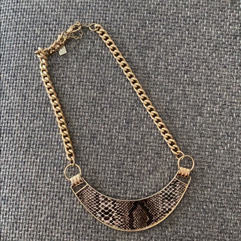 14th & union necklace, leopard